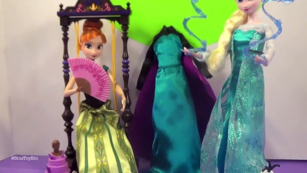 Frozen Week - Disney Store Singing Elsa Let It Go Doll & Olaf! Review by Bins Toy Bin