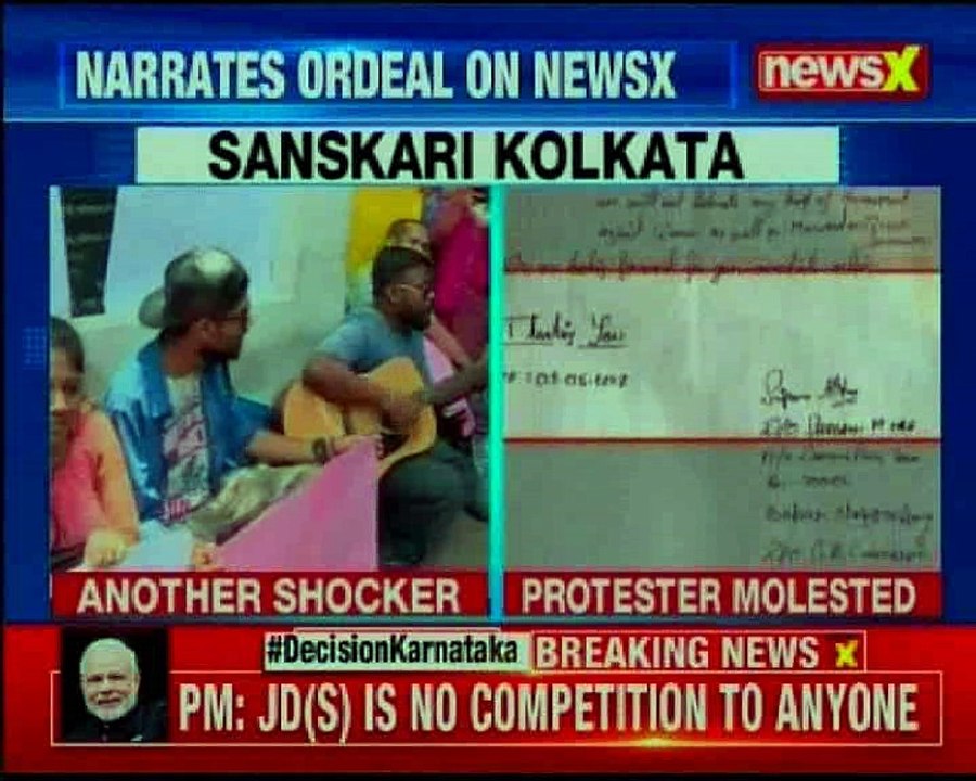 Kolkata moral policing case Protester alleges molestation, NewsX accesses complaint copy