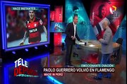 Gran expectativa de los medios periodísticos del mundo por el regreso de Guerrero al Flamengo