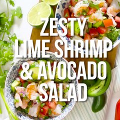Zesty Lime Shrimp and Avocado Salad