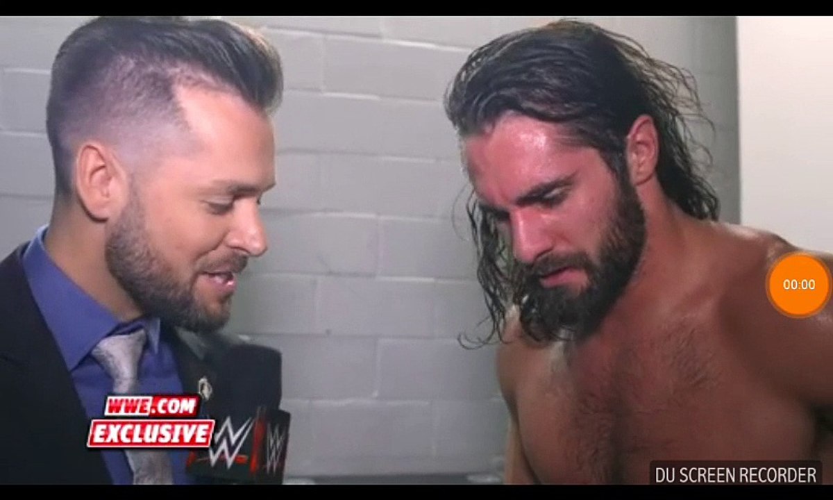 Seth Rollins Win The Backlash Match Backstage Exclusive. K