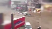 Terribles inondations en pleine rue d'Ankara en turquie !