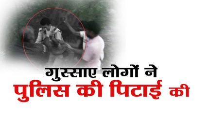 Junk at the death of the youth by beating police in Firozabad