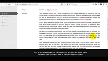 Cara membuat backlink profile
