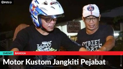 #1MENIT | Motor Kustom Jangkiti Pejabat