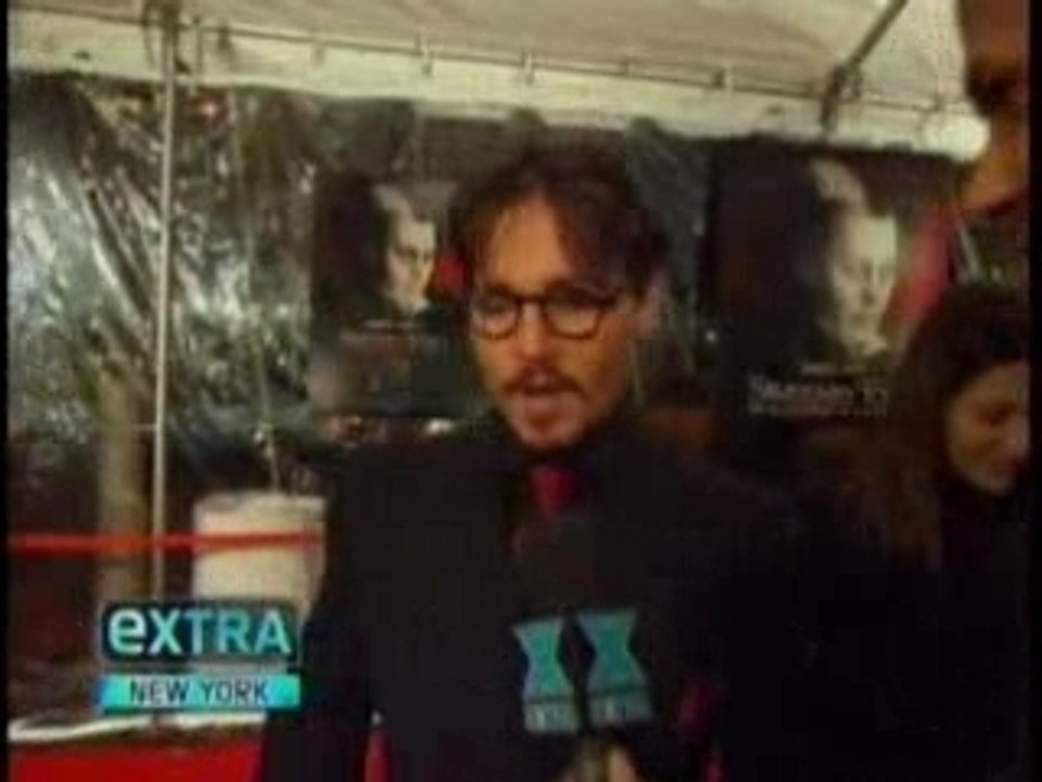 Extra Interview Johnny Depp - 1ère Sweeney Todd