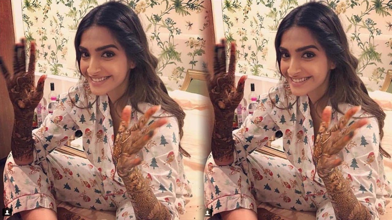 Sonam Kapoor FLAUNTS her Mehendi in NIGHT SUIT, Photo goes Viral | Boldsky