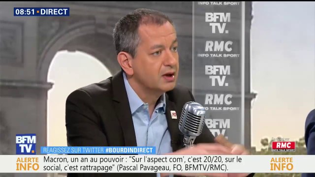 Visiblement c'est mal barré commente Pascal Pavageau avant les négociations entre Edouard Philippe et les syndicats de la SNCF à Matignon