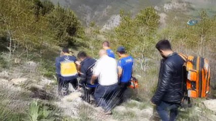 Mantar toplarken, mayın patlaması sonucu yaralandı