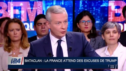 Bataclan : la France attend des excuses de Trump