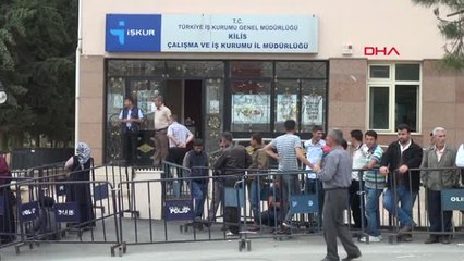 Kilis'te Geçici İşe Başvuru Kuyruğu