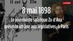 8 mai 1898  : Le journaliste satirique Zo d'Axa présente un âne aux législatives, à Paris