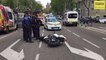 Mueren los dos ocupantes de una moto tras un accidente con un vehículo en el centro de Madrid