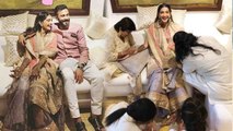 Sonam Kapoor Wedding: Sonam sets trend with comfortable Pink Blue Lehenga at her Mehendi | FilmiBeat