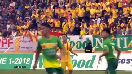 VTV6 Tổng hợp trận đấu Nam Định 0-0 XSKT Cần Thơ Vòng 1 VLeague 1 - 2018