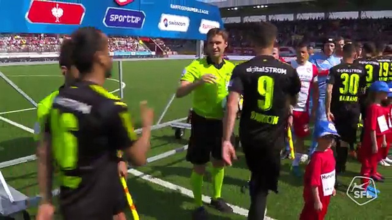 Thun 2:1 Grasshoppers (Switzerland. Super League. 6 May 2018)