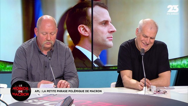 Le monde de Macron : La petite phrase polémique d'Emmanuel Macron sur les APL - 07/05