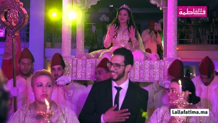 شاهد أجواء الفرح عند ابتسام تسكت وهادو هوما الفنانين لي جاو للعقيقة