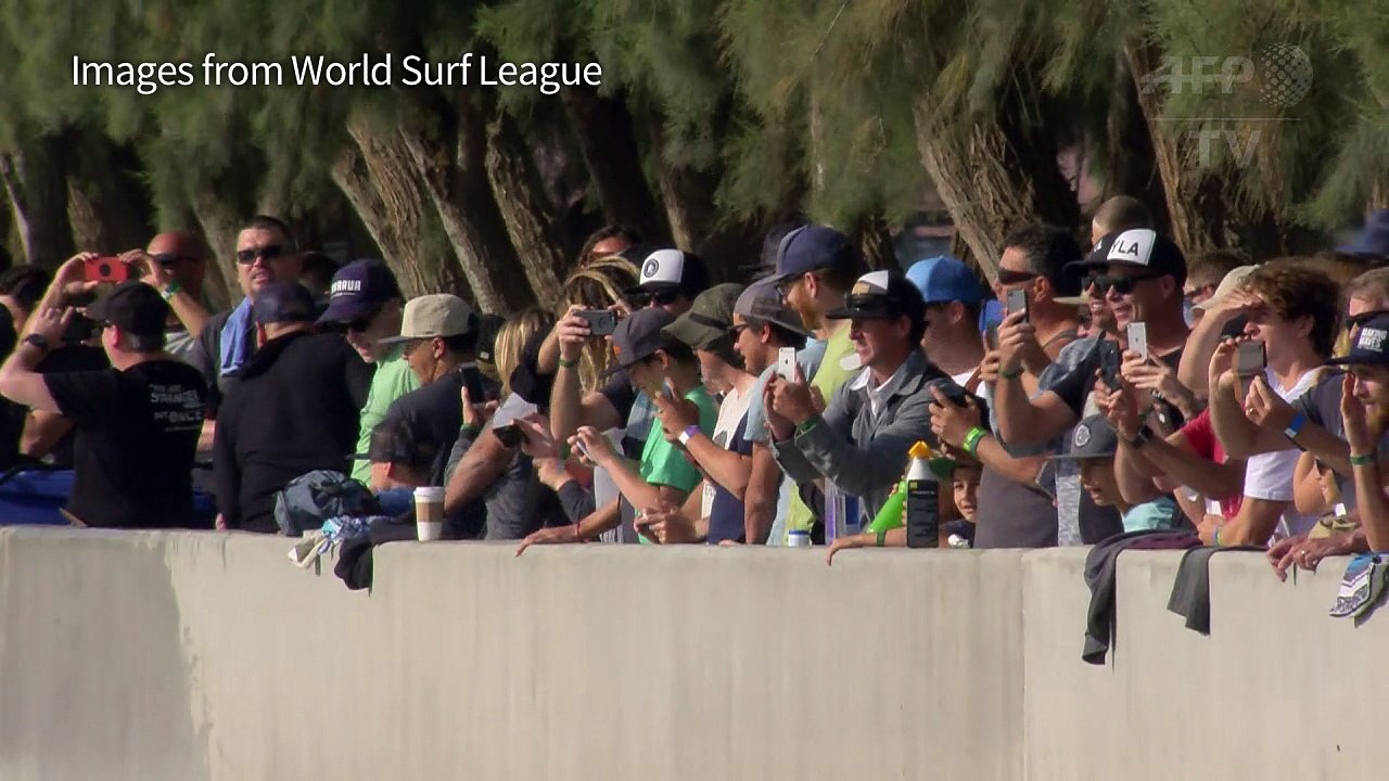 'Stadium surfing' - a preview of Olympic future?