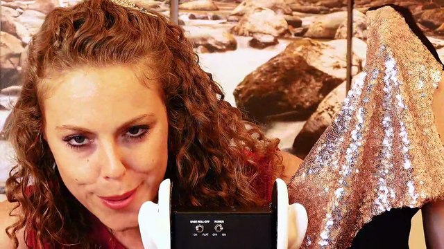 ASMR 3Dio Ear Massage & Gentle Cupping Sequins & Lace, Ear to Ear Whispering, SheIn Fashion Haul