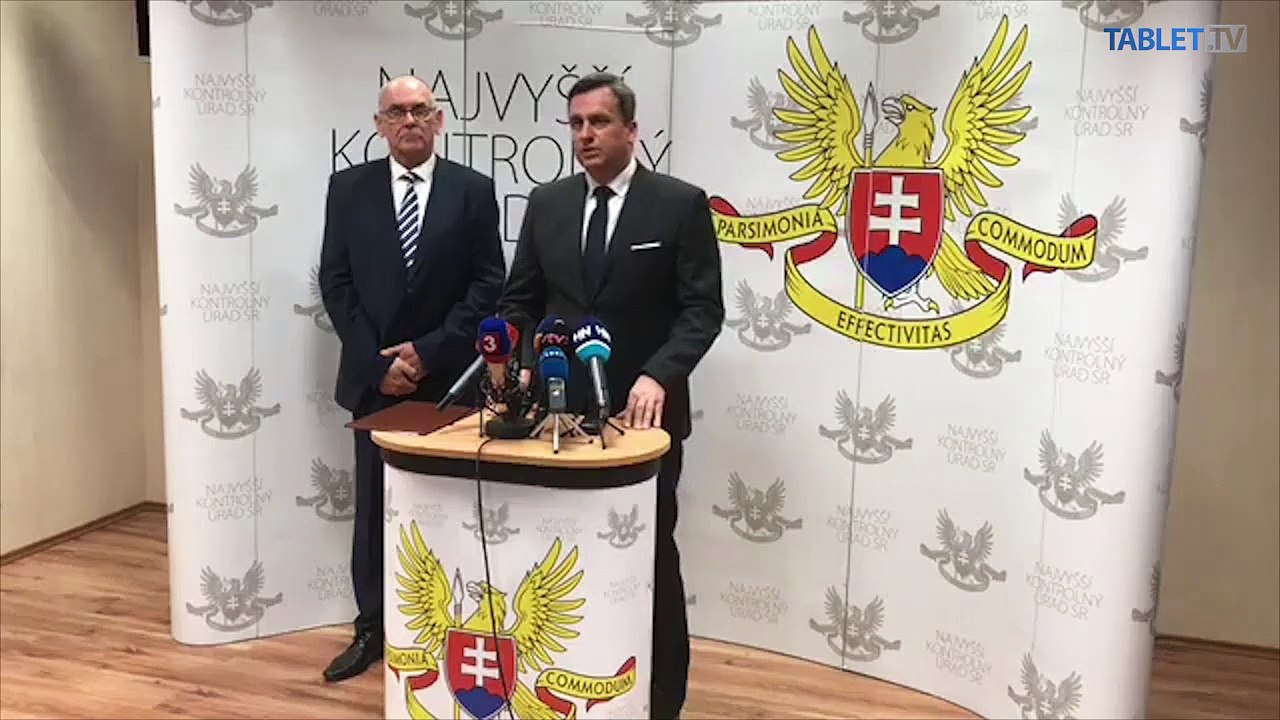 ZÁZNAM: TK predsedu NR SR Andreja Danka a predsedu NKÚ SR Karola Mitríka