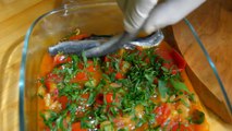 السردين المشوي بالفرن مع الطماطم ومتبل الباذنجان وصفات رمضانChef Ahmad-Baked Sardine With Tomato