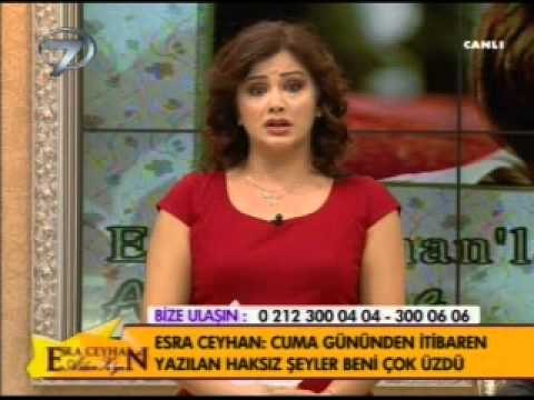 Esra Ceyhan : Sözlerim Çarpıtıldı