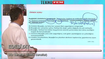 ygs lys edebiyat Soz Sanatlari - Edebi Sanatlar - 2