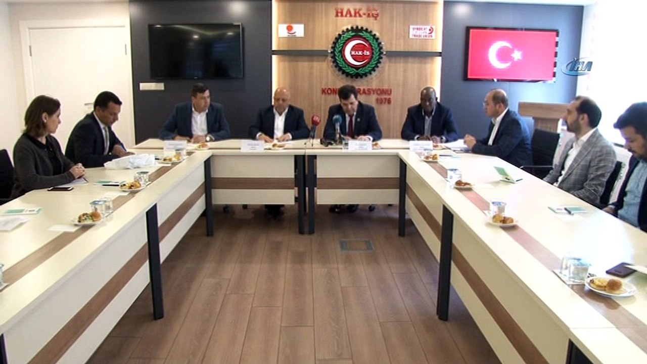 HAK-İŞ Konfederasyonu ile Afrika Sendikalar Birliği Örgütü  arasında iş birliği anlaşması imzalandı