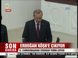 ERDOĞAN TBMM'DE BÖYLE YEMİN ETTİ!