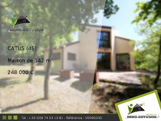 Maison A vendre Catus 142m2 - centre ville, école, bus,