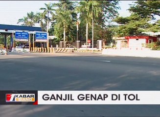 Pelaksanaan Sistem Ganjil Genap di Tol Karawaci Ditunda