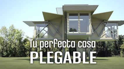 [CH] Este camión se transforma en una casa plegable