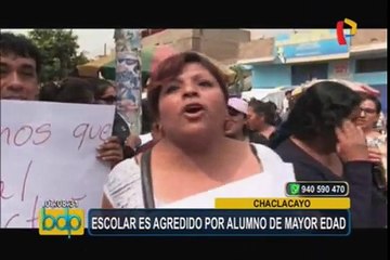 Download Video: Chaclacayo: escolar es agredido por sus compañeros de colegio