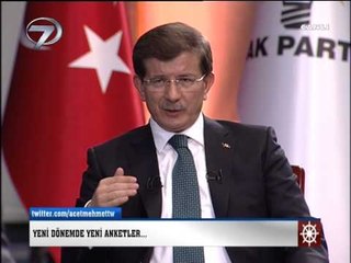 DAVUTOĞLU AK PARTİ'NİN OY ORANINI AÇIKLADI!