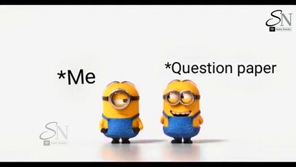 Funny Whatsapp Status Exam Time - Whatsapp Status Video - Question Paper & Me