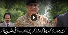 Army Chief visits Karachi Corps headquarters