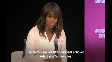 Michelle Obama aimerait "que les filles puissent échouer autant que les hommes"