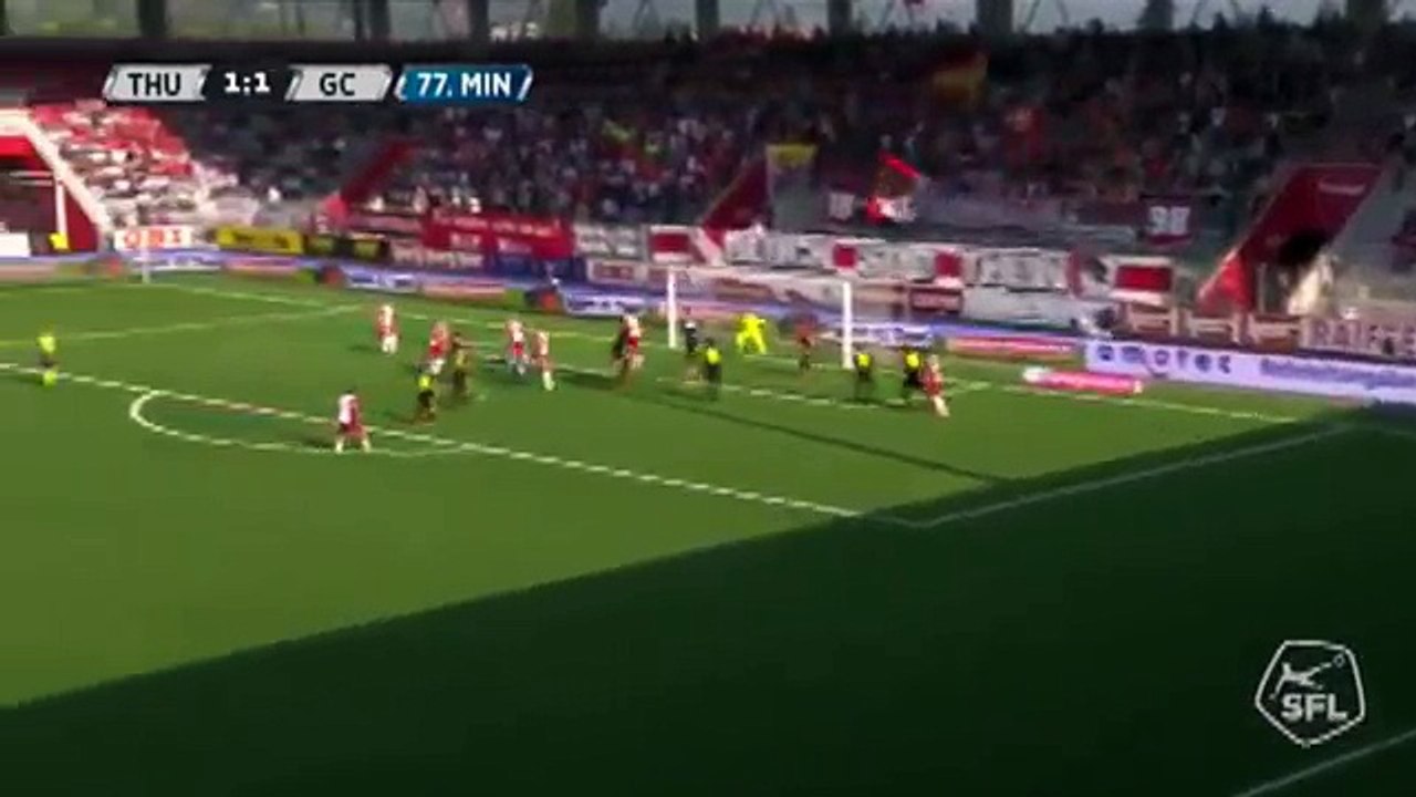 Thun 2:1 Grasshoppers (Switzerland. Super League. 6 May 2018)