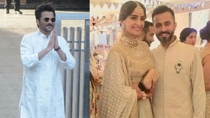 Sonam Kapoor Wedding: Anil Kapoor Arrives at Sangeet ceremony; Watch here| FilmiBeat