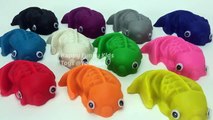 Learn Colors and Shapes with Play Doh Fish Fun and Creative for Kids Preschools