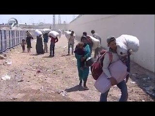 18 BİN SURİYELİ TEL ABYAD'DAN TÜRKİYEYE SIĞINDI