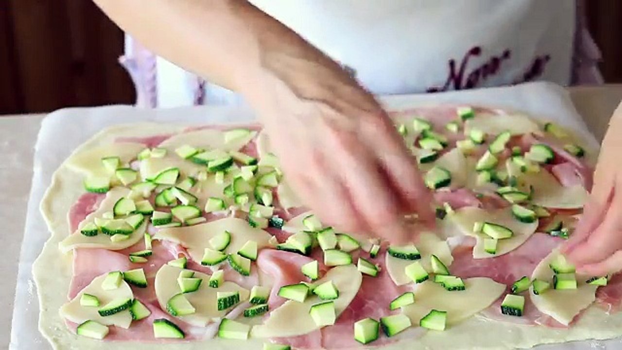 GIRELLE ALLE ZUCCHINE Ricetta Facile Senza Burro e Senza Uova - Zucchini Swirls Easy Recipe