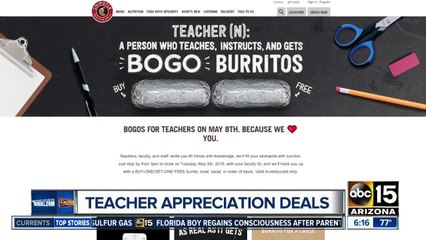 Where to get free food and entertainment for educators this week!