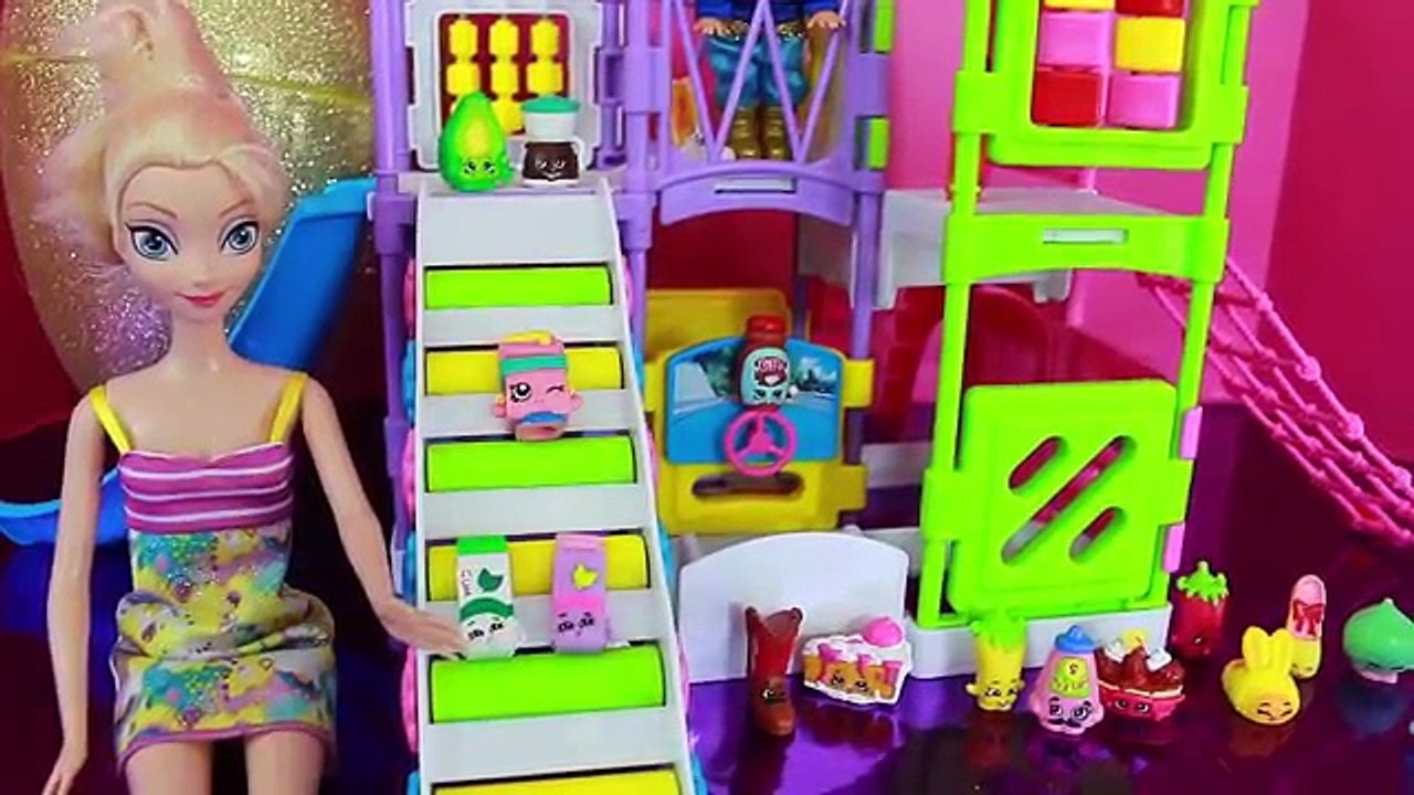 Shopkins Sparkle Ultra Rare Barbie Playground Park Surprise video