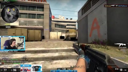 What a super sick flickshot! A good old Michael "shroud" Grzesiek highlight!