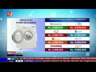 Perbandingan Harga E-Commerce: Mesin Cuci Sharp