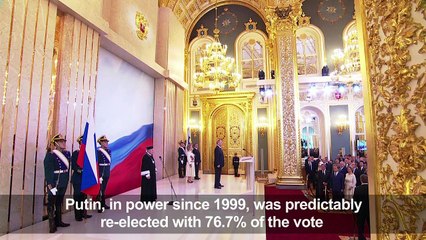 People react to Putin's fourth term in office