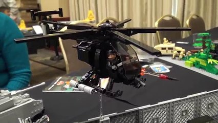 LEGO Futuristic Military Base Battle | World War Brick 2017