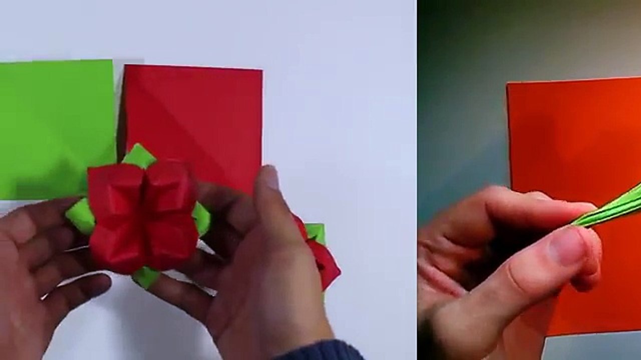 Como hacer una carta corazón de papel -- Origami de amor muy fácil